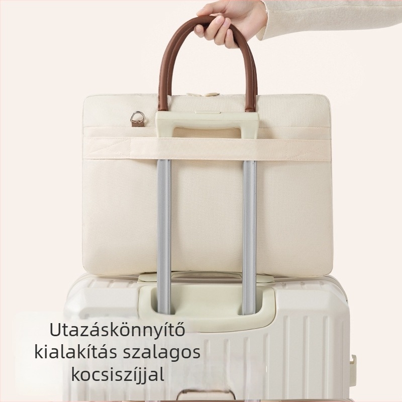 Uniszex laptoptáska minimalist designú, ideális diákkonferencia-ajándéknak, logó nyomtatási lehetőséggel
