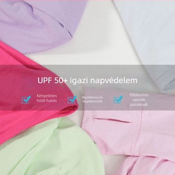 Női nyári Ice Silk kapucnis vékony kabát, könnyű, hosszú ujjú, UV védelem UPF50+