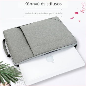 Oxford anyagú laptoptáska üzleti célra, több rekesszel és belső laptop-hüvellyel