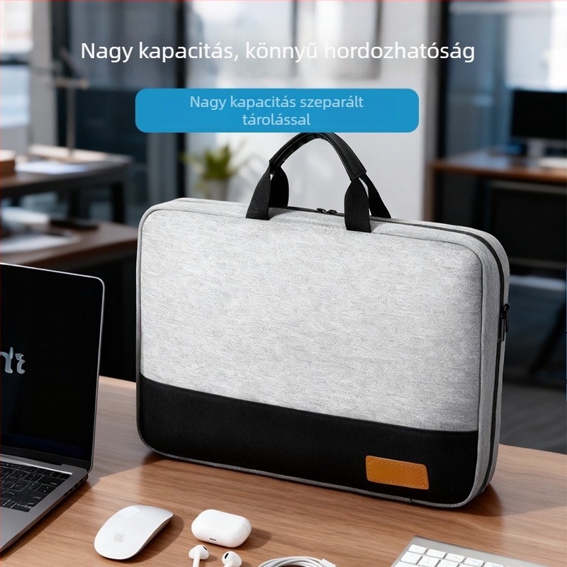 Teljesen nyitható laptop táska – lélegző Oxford anyag, hordtáska-stílusú, uniszex, Junda luggage