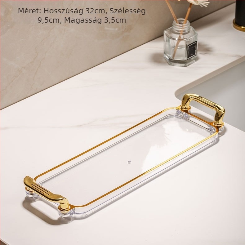 Üveg öblítő pohár és fogkefés pohár készlet – kerek formájú, egyrétegű kialakítás, szájhigiéniára