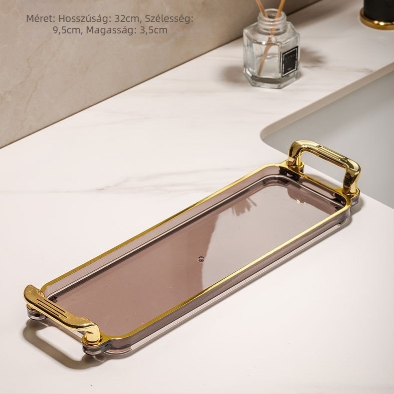 Üveg öblítő pohár és fogkefés pohár készlet – kerek formájú, egyrétegű kialakítás, szájhigiéniára