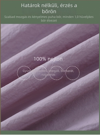 Uniszex kültéri szélvédő dzseki UPF50+ UV-védelem, légáteresztő nylon anyag, kapucnival, könnyű