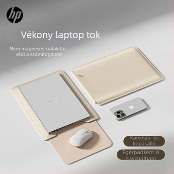 HP tablet/laptop tok – Vízálló, ultra könnyű, kopásálló, PU bélés, egyszínű