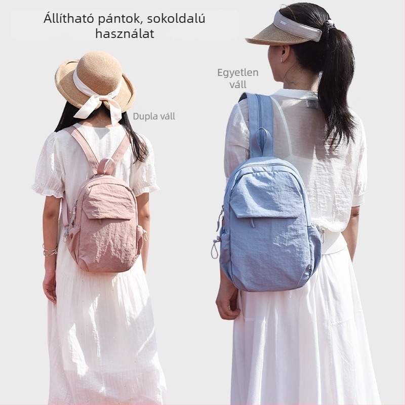 Női tabletáska szabadtéri utazásokhoz, könnyű, vízálló nylon anyagból, keresztpántos válltáska iPadhez