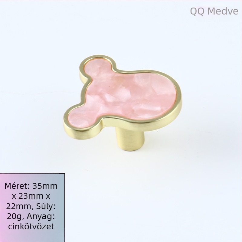 Fiók/szekrényfogantyú – ívelt alakú, cinkötvözet, présöntvény, rejtett rögzítés, modern minimalist stílus