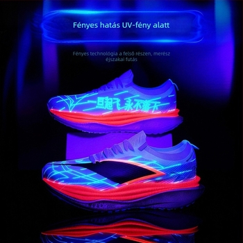 Feiyue futócipők szénlemezes platával — 13–16 éveseknek és férfiaknak, felső textile, talp gumis/EVA/DPU, melegítő funkció, téli és őszi szezonhoz
