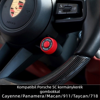 Anxin SC gomb a kormány Porsche-hoz – Modell kódok 9Y0/971/95B/982/991/992/976/9J1 – Kompatibil Panamera, Cayenne, Macan, 718, 911, Taycan