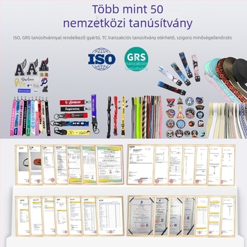 Bőröndökhöz és sisakokhoz készült szalagok — poliészter, Friendly márka, személyre szabott logó, termékkód Yq-45