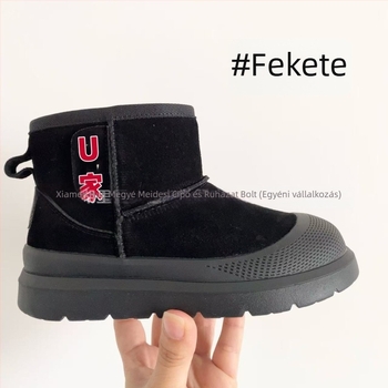 Uniszex hócsizmák puha felső résszel, EVA talppal, slip-on kivitel, 4–16 éveseknek, ősz