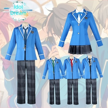 Cosplay iskolai egyenruha készlet Ice Eagle Beidou téma, uniszex, poliészter, anime és szerepjátékokhoz
