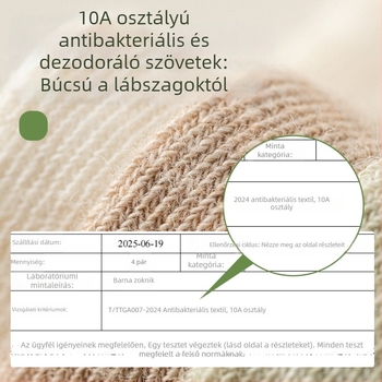 Női ötujjú zokni, anti repedés, közepes hosszúságú, szilikonos sarokhidratálóval, anti-súrlódás, pamut-keverék, varrat nélküli