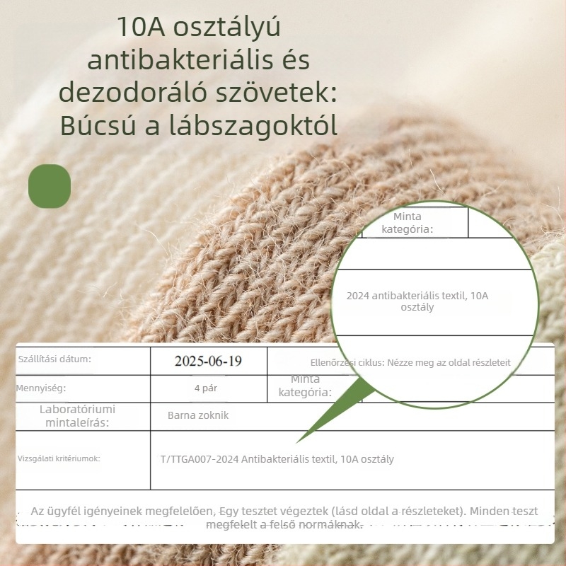 Női ötujjú zokni, anti repedés, közepes hosszúságú, szilikonos sarokhidratálóval, anti-súrlódás, pamut-keverék, varrat nélküli