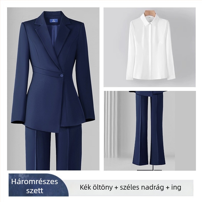 Női Slim-fit Chenille zakó, hosszú ujjú, zakó gallér, spandex keverék