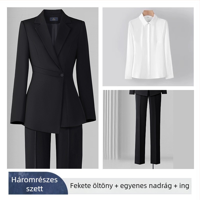 Női Slim-fit Chenille zakó, hosszú ujjú, zakó gallér, spandex keverék