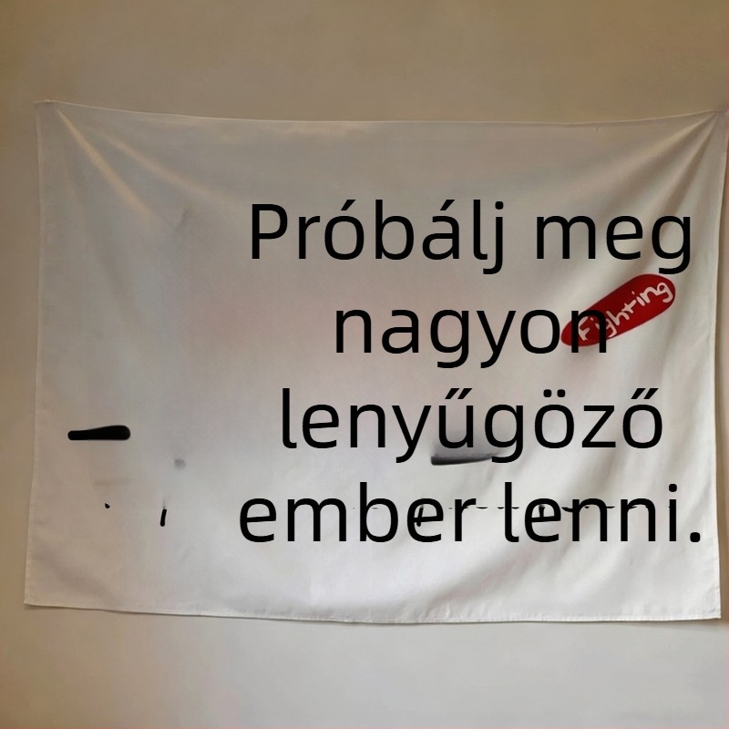 Nordic stílusú plüss falikép, poliészterből (71–80%), téglalap alakú, csíkos/kockás minta, gépi szövés, kézzel mosható