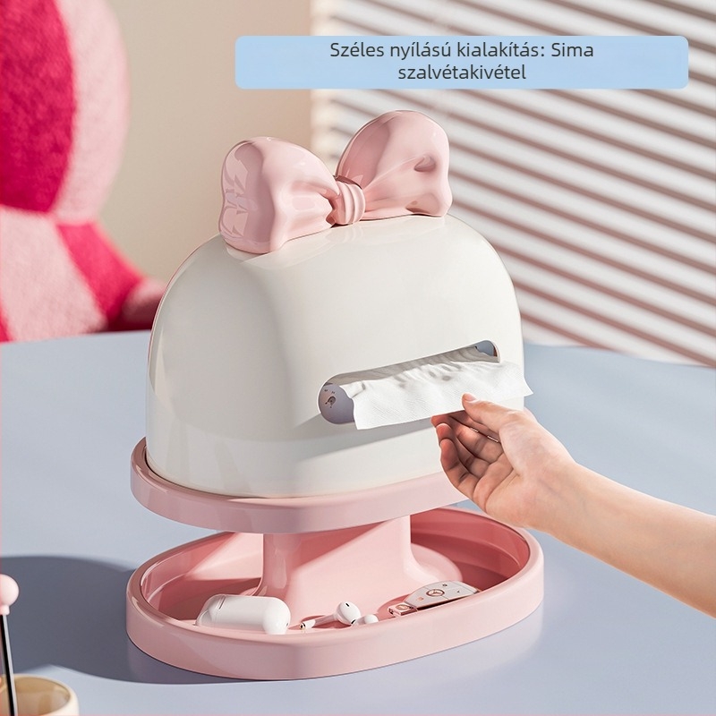 Masnis zsepi doboz, multifunkcionális műanyag asztali rendszerező a nappaliba, hálószobába és az autóba (Modell Al-8010-1/2/3)