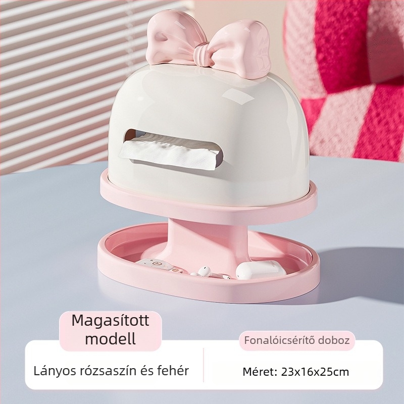 Masnis zsepi doboz, multifunkcionális műanyag asztali rendszerező a nappaliba, hálószobába és az autóba (Modell Al-8010-1/2/3)