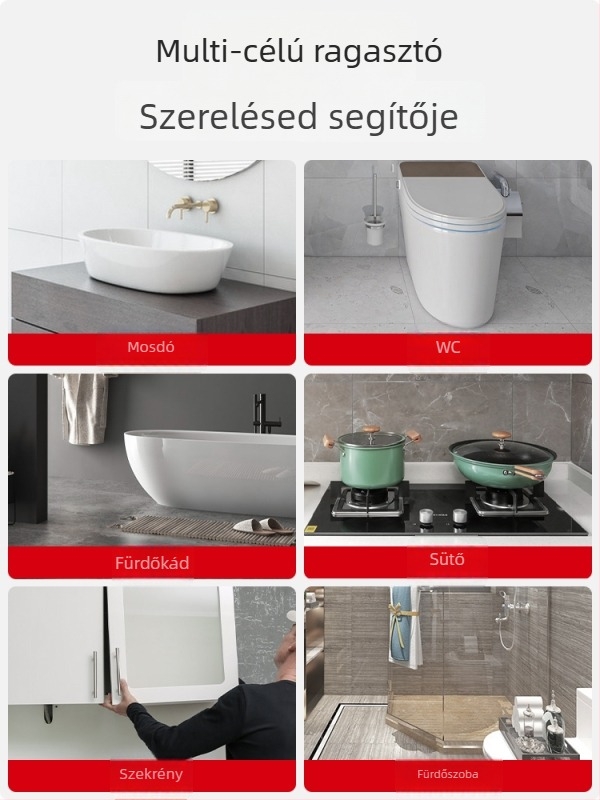 WC aljzat tömítő és hézagkitöltő a konyha- és fürdőszobai mosdókhoz, modell 7700, split típus, padlólefolyó, amerikai stílus