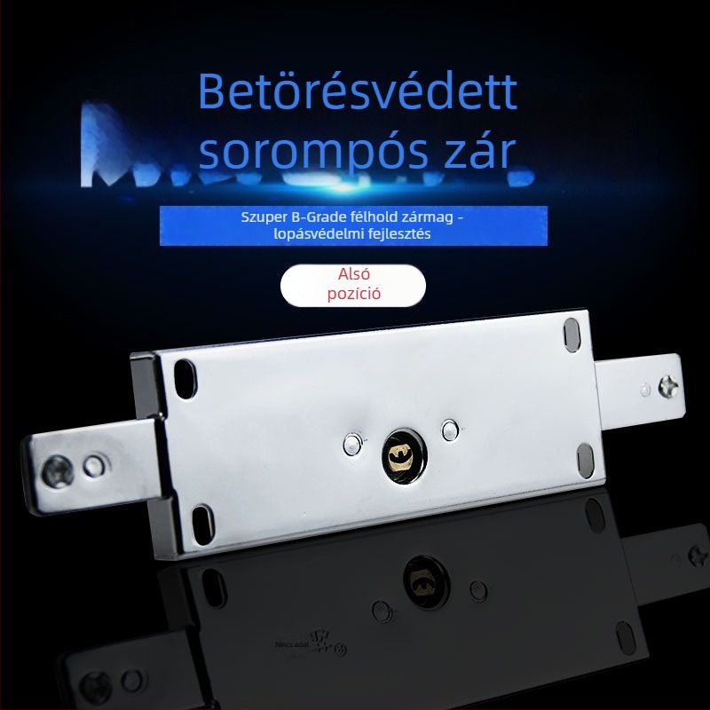 Réz hengertartó rol ajtó zár, mortise zár, univerzális középső zár, modell Joq2z_1625456541509, kód F9650097698146