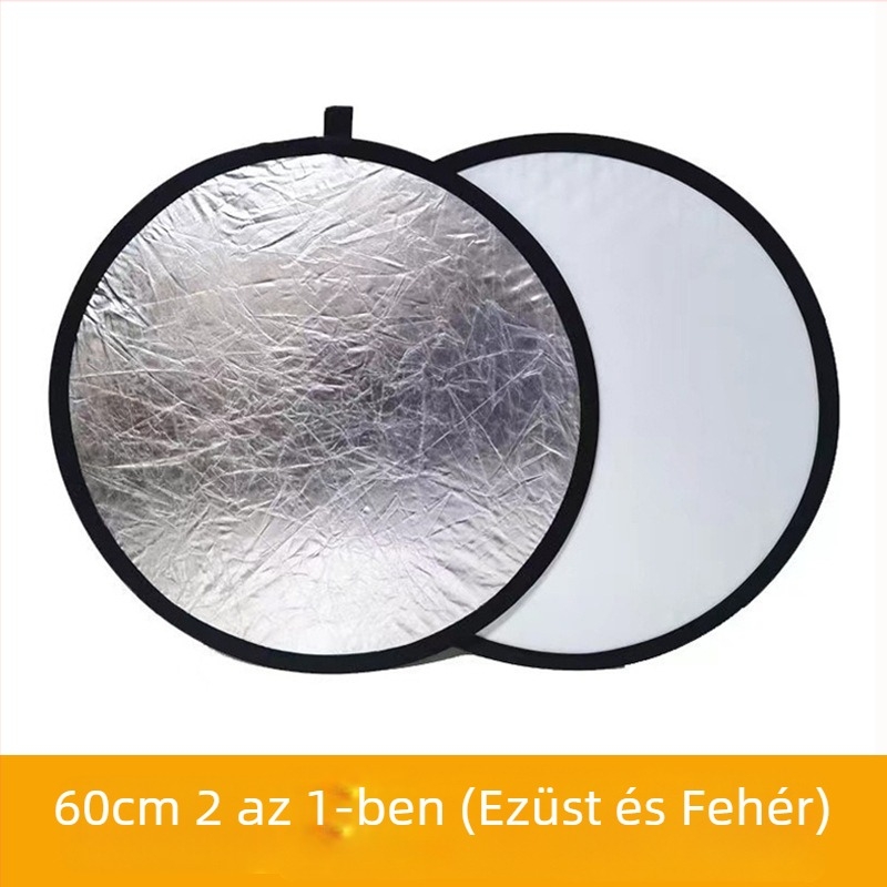 Hordozható, összecsukható öt-az-egyben reflektor termékfotózáshoz nylon bevonattal, tartozék hordtáskával