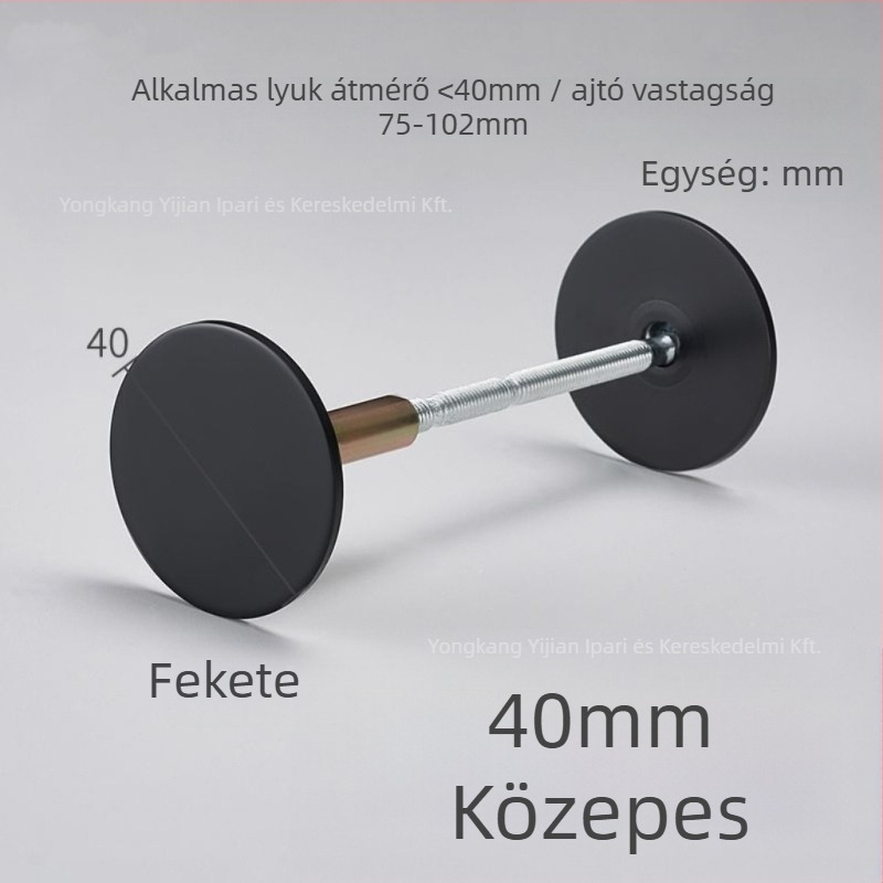 Rozsdamentes acél ajtólyuk dugó, alkalmas lopás elleni és bejárati ajtókhoz, modell Hole plug, márka Yijian, tömeg kb. 100 g, stílus modern minimalista