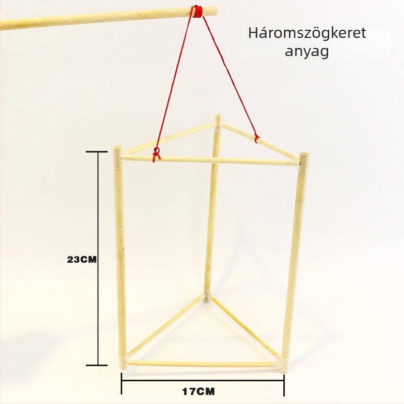 DIY Bambusz Lámpás Keret Készlet Sárkány Csontvázzal, Nem-elektrikus, Opp Bag Csomagolás, Tavaszi Fesztiválhoz, 7–14 éveseknek