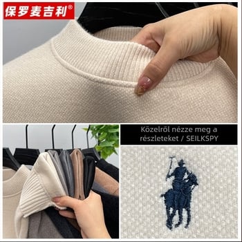 Chenille kötött pulóver nyúl szőrme bélésével – hosszú ujjú, laza szabású, meleg