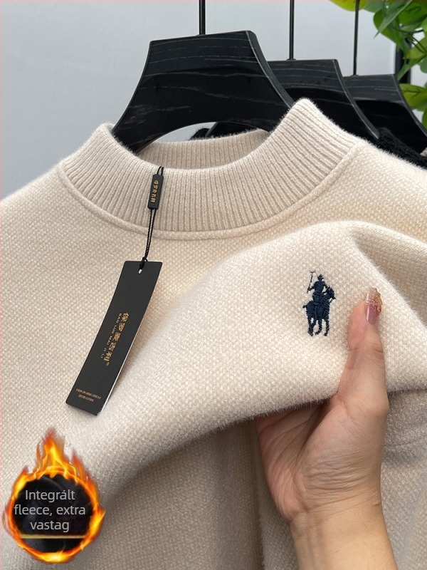 Chenille kötött pulóver nyúl szőrme bélésével – hosszú ujjú, laza szabású, meleg