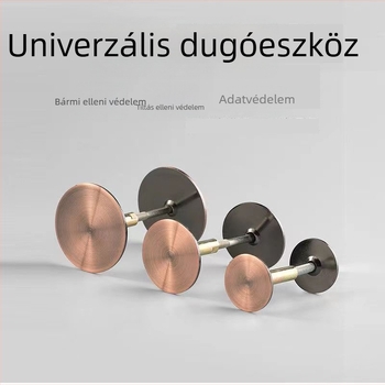 Ajtólyuk dugó — rozsdamentes acél, állítható, modern minimalista stílus, otthoni használatra