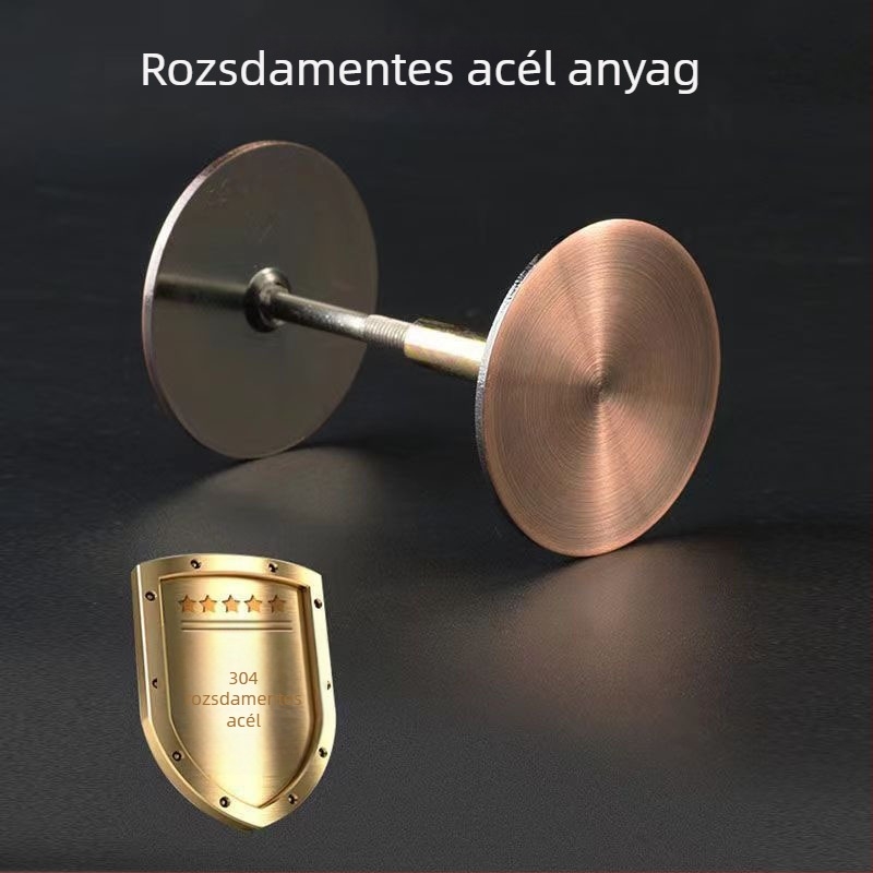 Ajtólyuk dugó — rozsdamentes acél, állítható, modern minimalista stílus, otthoni használatra