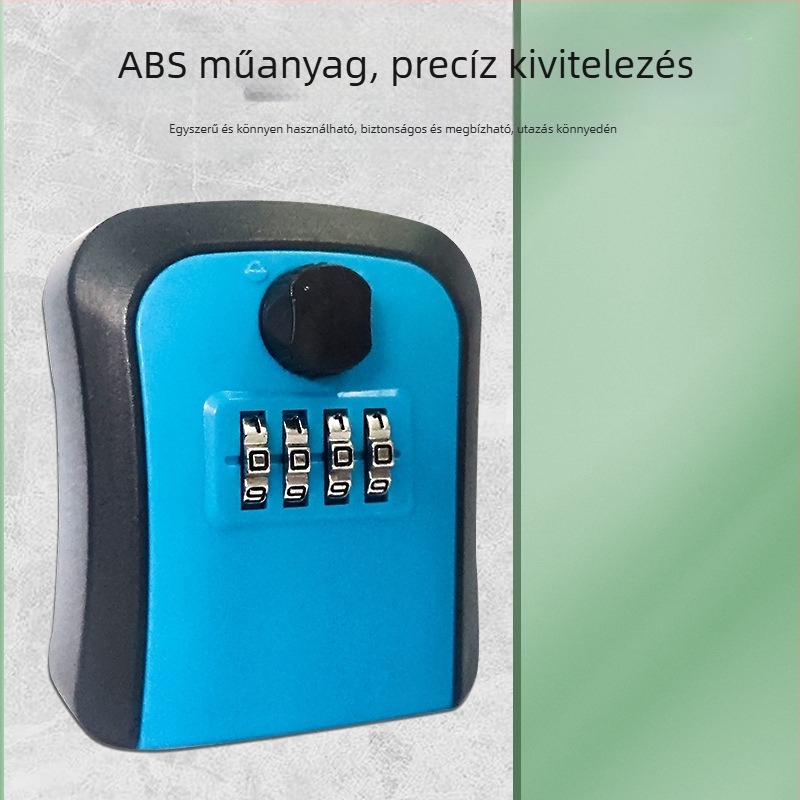 KX005 ABS műanyag biztonsági kulcstartó doboz – modern minimalista dizájn, Cat-Eye kompatibilis, dekorációhoz, B&B-hez, iskolához, raktárhoz