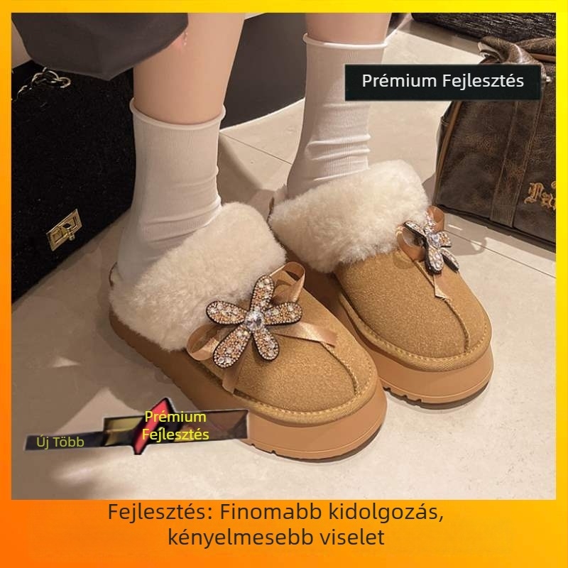 Bundás cipő rojtokkal, zárt orrú, platformos, 0–3 cm vastag talppal, felsőrész tehén velúr, gumitalp, koreai stílus
