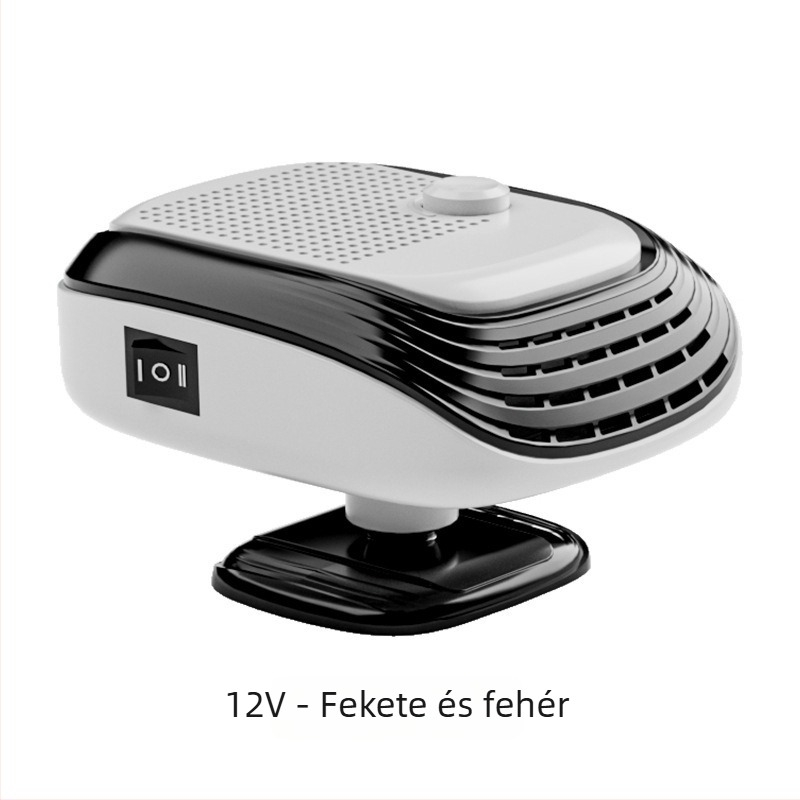 12V-os autóhőfűtő, gyors fűtés, ABS ház, 120W, modellt 9847, üvegpáramentesítő