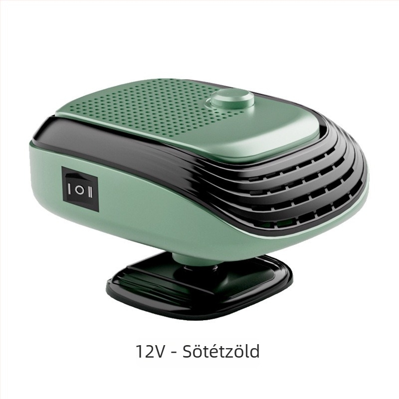 12V-os autóhőfűtő, gyors fűtés, ABS ház, 120W, modellt 9847, üvegpáramentesítő