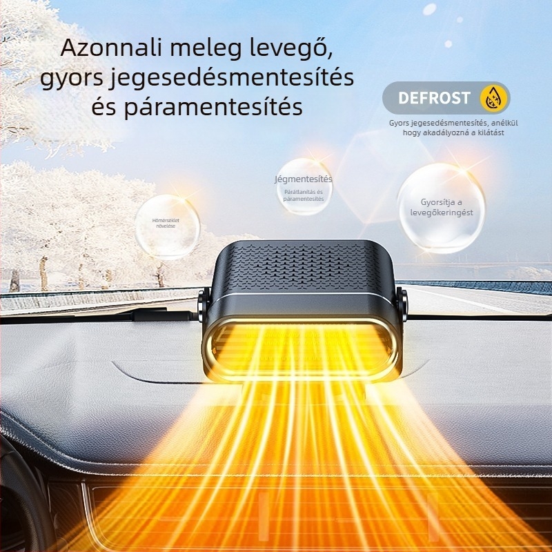 Autómelegítő 12V/24V párátlanításhoz és gyors fűtéshez, ABS ház, 150W