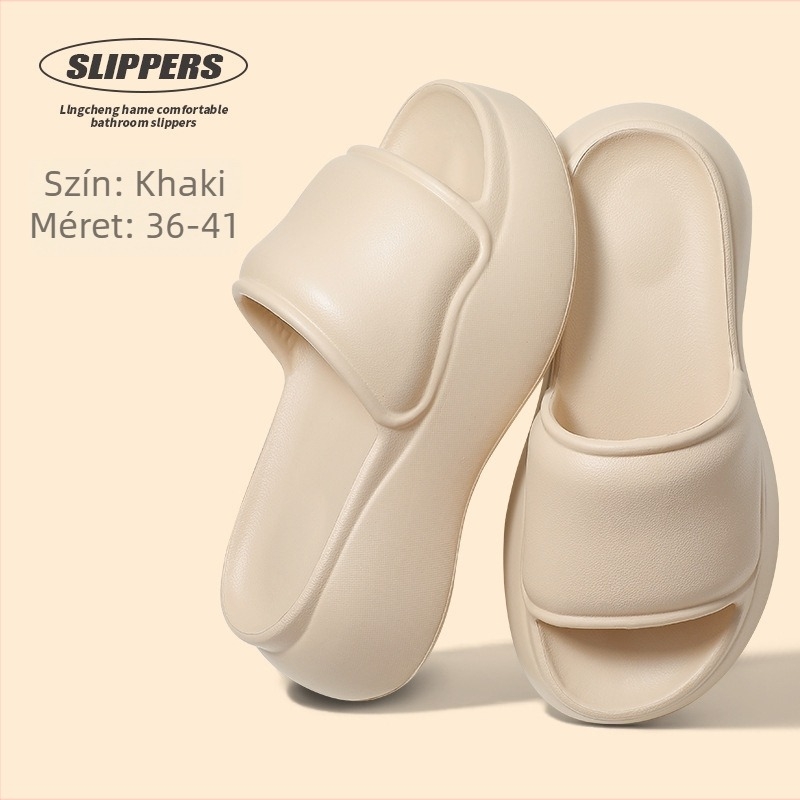 Női EVA szandálok - koreai stílus, csúszásmentes talp, 7.0 cm vastag talp