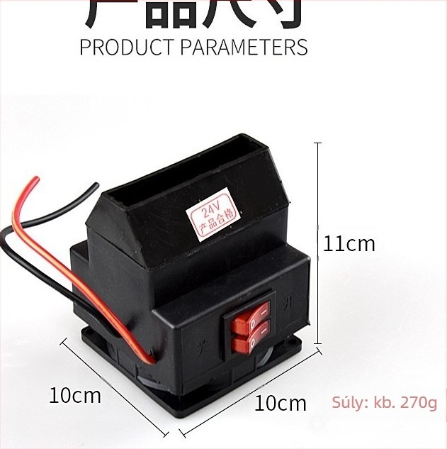 Autómelegítő télre — ABS ház, 1000W, Lin junwang, No.1 elektromos fűtőventilátor, licencelhető magáncímke