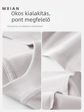 Női 230 g tiszta pamut hosszú ujjú T-shirt, őszi-téli szezonra, amerikai stílus macska mintával, laza szabású, mindennapi top