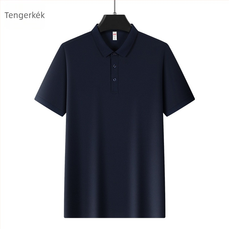 Férfi Ice Silk póló, rövid ujjú, 96% poliészter