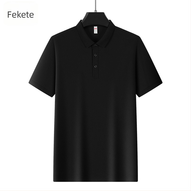 Férfi Ice Silk póló, rövid ujjú, 96% poliészter