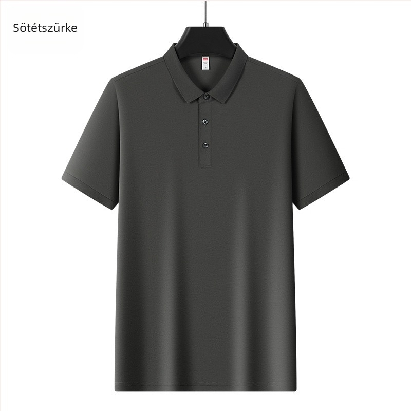 Férfi Ice Silk póló, rövid ujjú, 96% poliészter