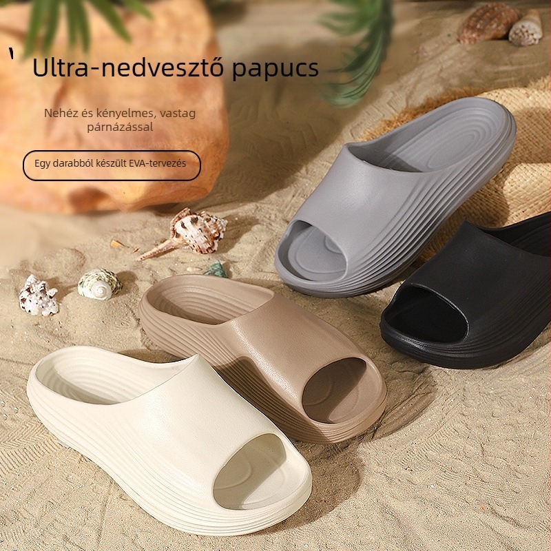 Flip-flop papucsok, EVA felsőrész és talp, csúszásmentes, kopásálló, könnyen felvehető