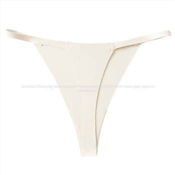 Női ice silk alsónemű, fő anyag nylon 80–90%, ágyéki bélés 100% pamut, alacsony derekú, légáteresztő, gyorsan száradó, láthatatlan