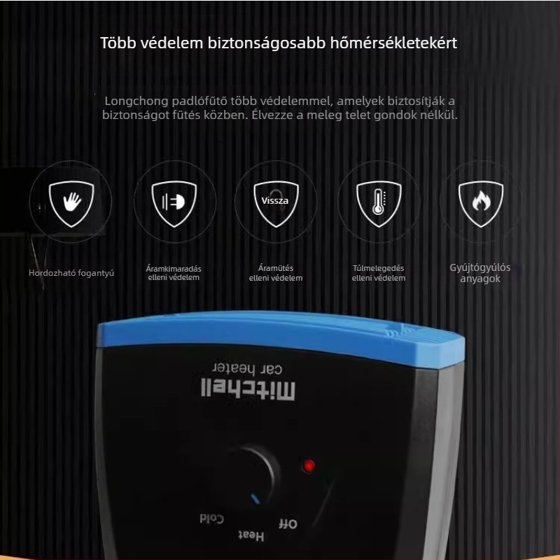 Autómelegítő 12V/24V, 150-260W, modellek H-201/H-202/H-601/H-602/H-701/H-702, fűtésre és párátlanításra