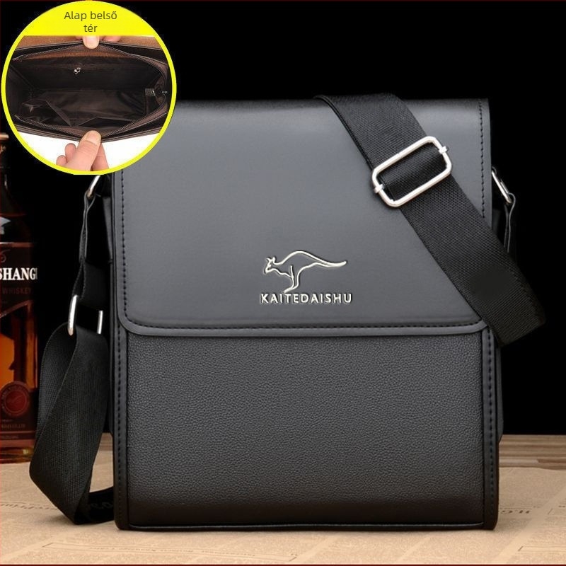 Férfi üzleti PU táska | vízálló, poliészter bélés, mindennapi használat, őszi 2021