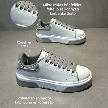 Uniszex mindennapi sportcipők többpaneles dizájnnal (Summer 2025, felső rész kevert anyagból, légáteresztő, fűzővel záródó)