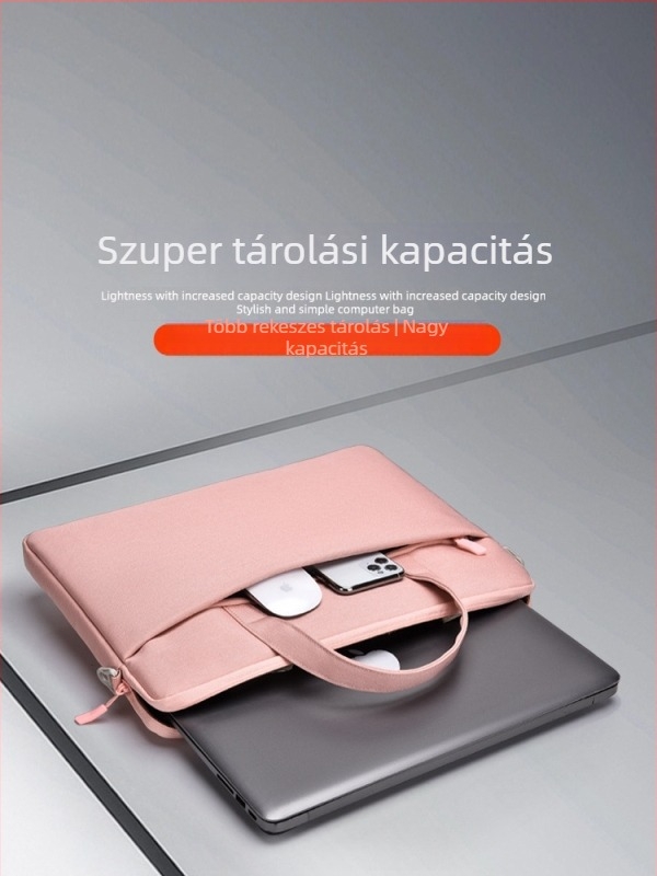 Üzleti laptop táska poliészterből — vízálló, kopásálló és ütésálló