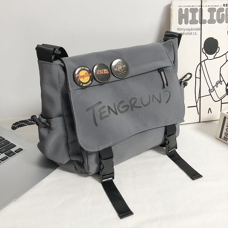 Férfi crossbody táska - Poliészter, Vízálló, Nylon bélés, Üzleti utazáshoz