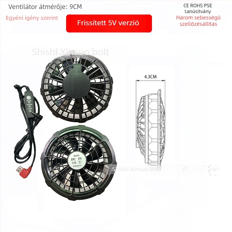 Nylon könnyű kabát levehető kapucnival, cipzárral és oldalzsebekkel, nyárra és munkához – természetes táj mintával